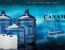 Tablet Screenshot of canamplastics.com